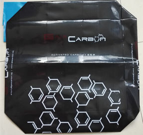 Black Plastic Valve Bags With Printing And Anti - Slip For Packing Carbon Black