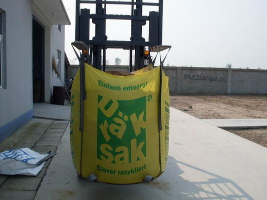 شراء حقيبة كبيرة مطبوعة بالألوان على شكل U ، حقيبة كبيرة الحجم من Pp Super Sacks FIBC 1500 كجم online manufacture