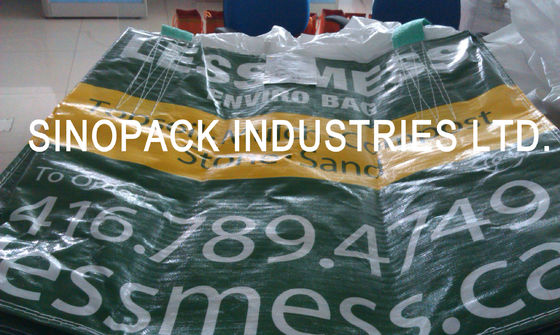 شراء أربعة لوحة بوب مغلفة أكياس مع الحلقات ركن الصليب، أكياس البولي بروبيلين جمبو online manufacture
