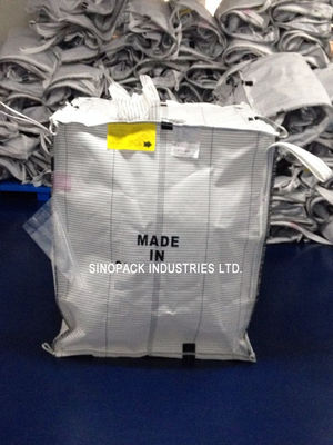 شراء أكياس كبيرة بيضاء موصلة ، أكياس كبيرة فيبك تمنع الاحتراق والانفجار online manufacture