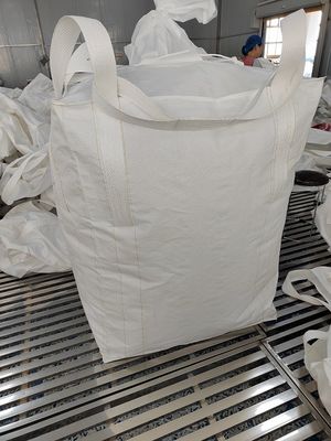 شراء 100٪ البولي بروبيلين العذراء الصف الغذائي FIBC مصممة مع 6 حلقات رفع وخيار Duffle Top online manufacture